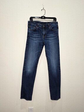 AG Adriano Goldschmied The Graduate Jeans Mens 32x34 Blue Slim Straight USA